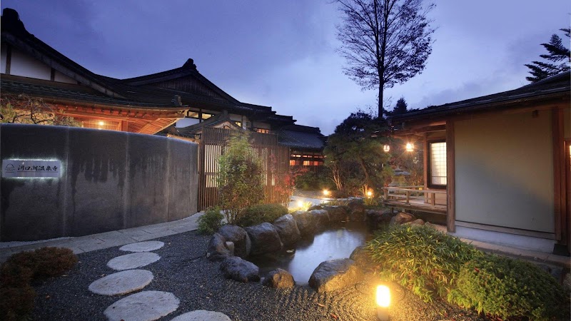 Fuji Onsenji Yumedono in Fujikawaguchiko, Japan