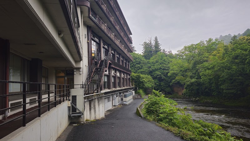 Fukuroda Onsen Omoide Romankan in Daigo, Japan