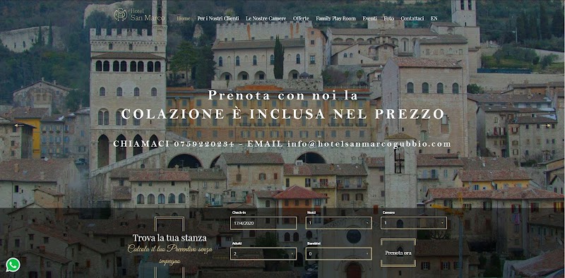 Hotel San Marco in Gubbio, Italy