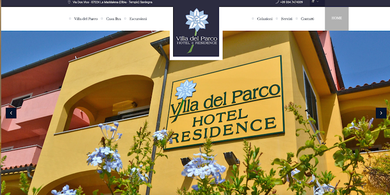 Hotel Villa del Parco in La Maddalena, Italy