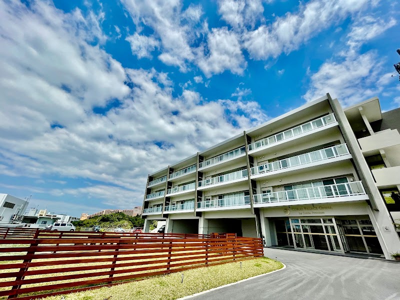 Onna Marine View Palace in Onna, Japan