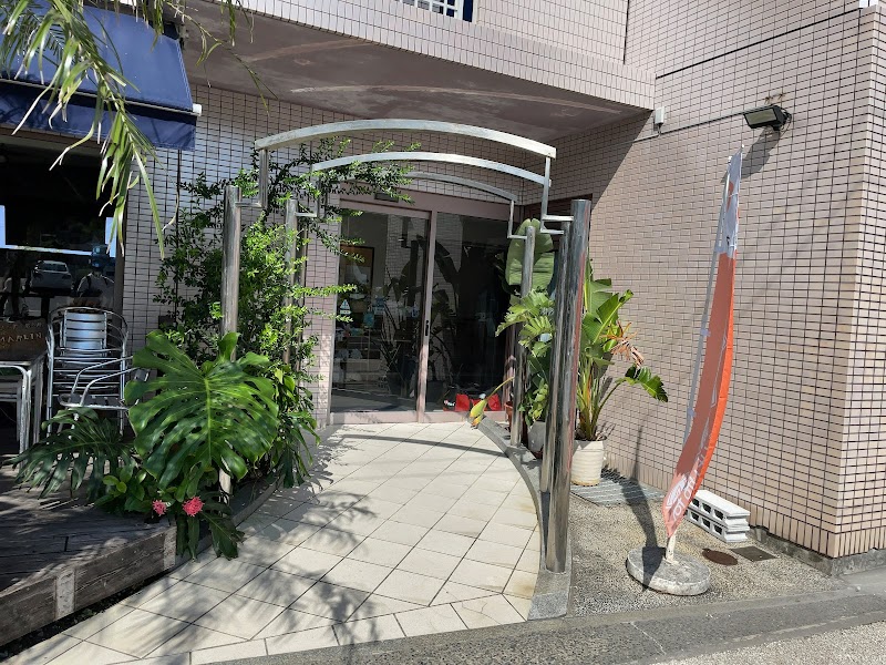 Pink Marlin Club in Onna, Japan