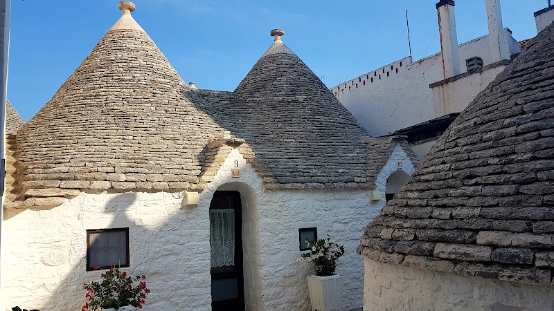 Trulli Family in Alberobello, Italy