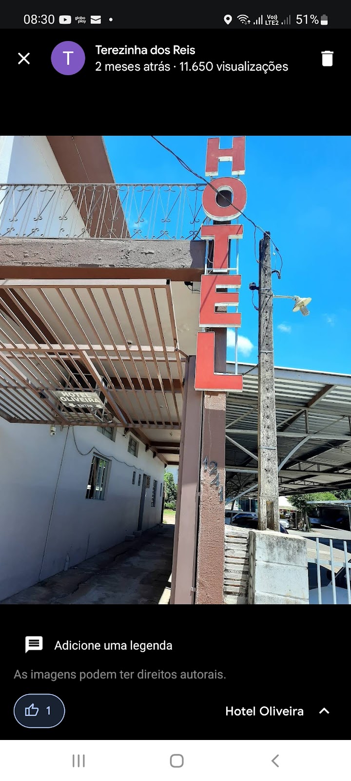 Hotel Oliveira in Cacapava do Sul, Brazil