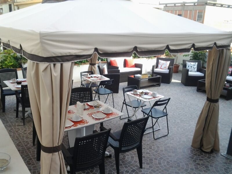 Night and Day in Reggio di Calabria, Italy