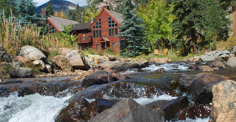 Boulder Brook on Fall River in Estes Park, Colorado, United States