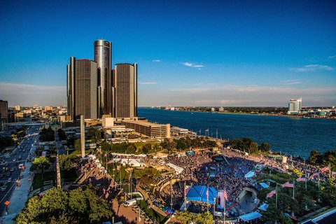 Detroit Marriott at the Renaissance Center in Detroit, Michigan, United States