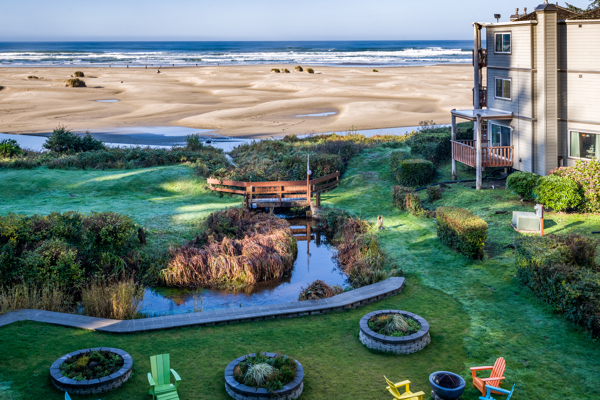 Little Creek Cove in Newport, Oregon, United States