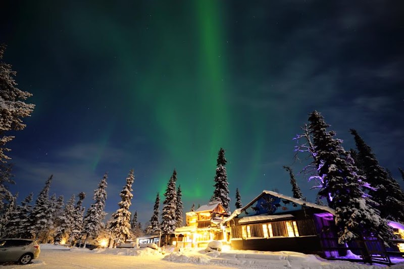 Tankavaara Gold Village in Sodankyla, Finland