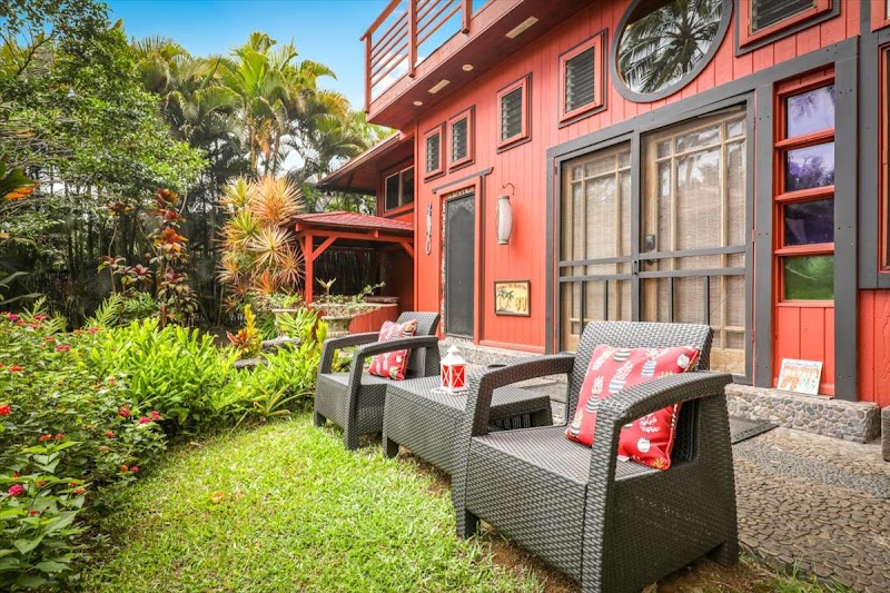 The Bali House and Cottage at Kehena Beach in Kailua, Hawaii, United States