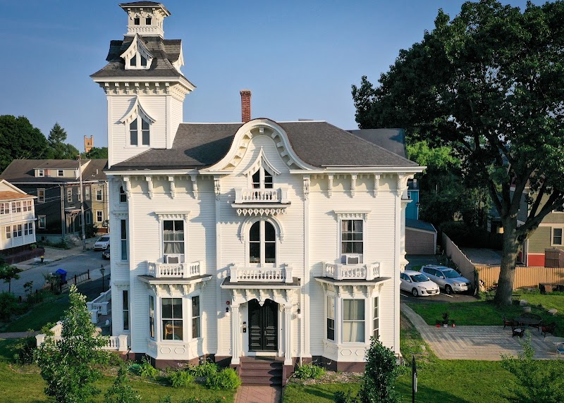 The Wedding Cake House in Providence, Rhode Island, United States