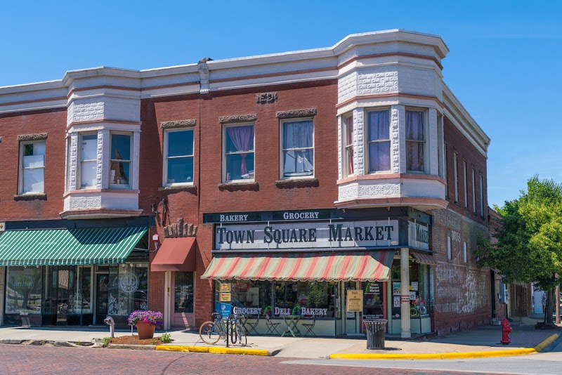 Town Square Market in Carbondale, Illinois, United States