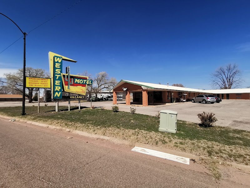 Western Motel in Sayre, Oklahoma, United States