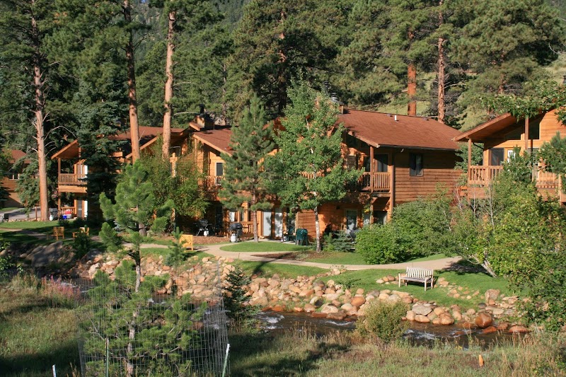 Woodlands on Fall River in Estes Park, Colorado, United States