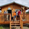 Alaska Moose and Spruce Cabins