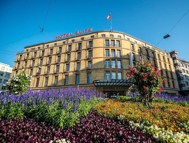 Art Déco Hotel Elite in Biel/Bienne, Switzerland