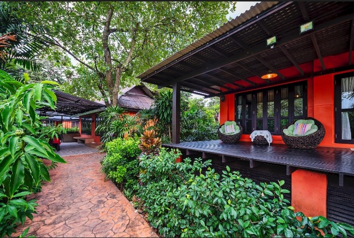 Baannamping Riverside Village in Doi Saket, Thailand