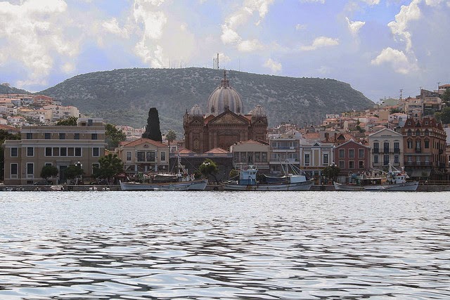 Porto Lesvos in Mytilini, Greece