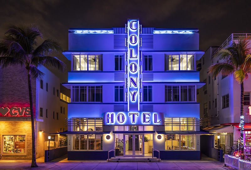 The Colony Hotel in Miami Beach, Florida, United States