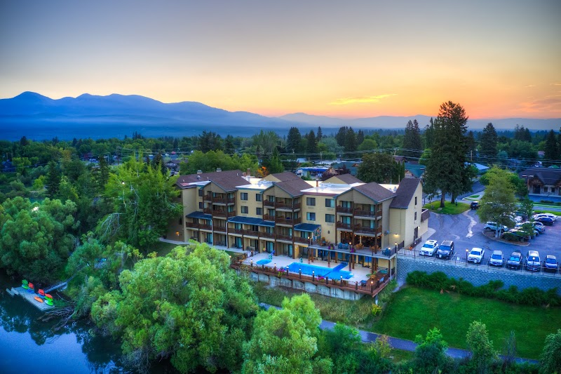 The Pine Lodge on Whitefish River in Whitefish, Montana, United States