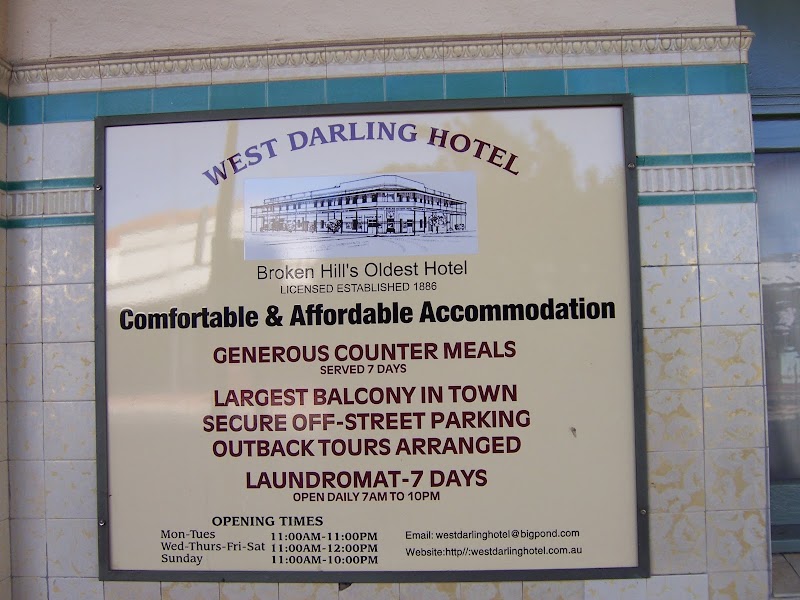 The West Darling Hotel in Broken Hill, Australia