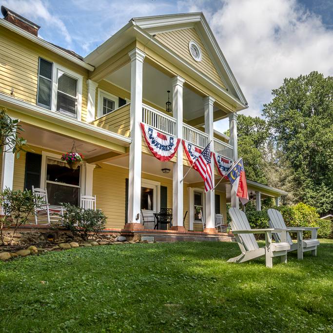 The Yellow House in Waynesville, North Carolina, United States