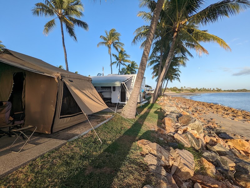 Tropical Beach Caravan Park in Bowen, Australia