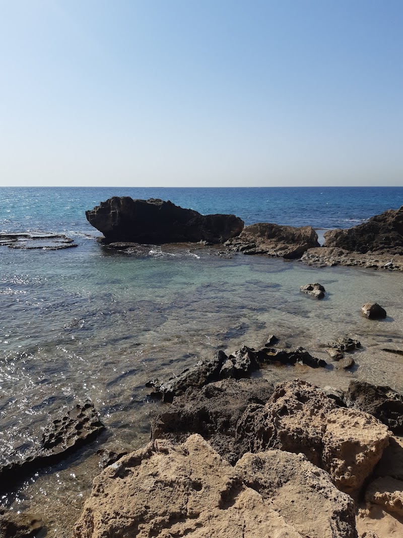 Achziv Island in Nahariyya, Israel