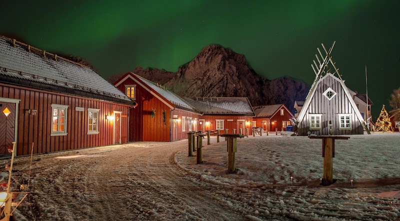Anker Brygge in Svolvaer, Norway