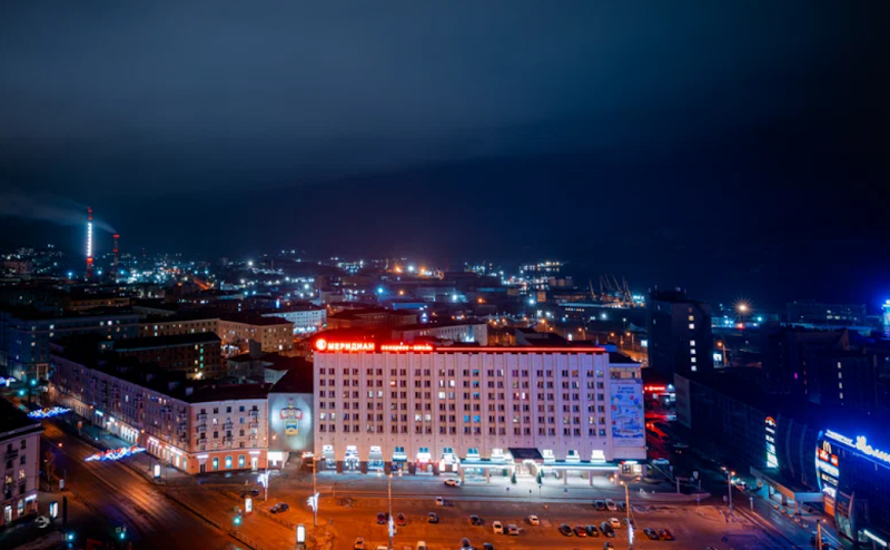 Hotel Meridian in Murmansk, Russia