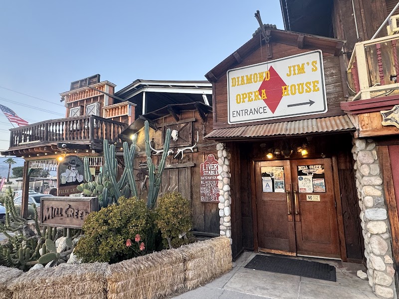 Mill Creek Cattle Company and Diamond Jim's Saloon in Mentone, California, United States