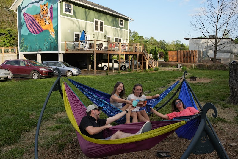 The Lazy Tiger Hostel in Woodfin, North Carolina, United States