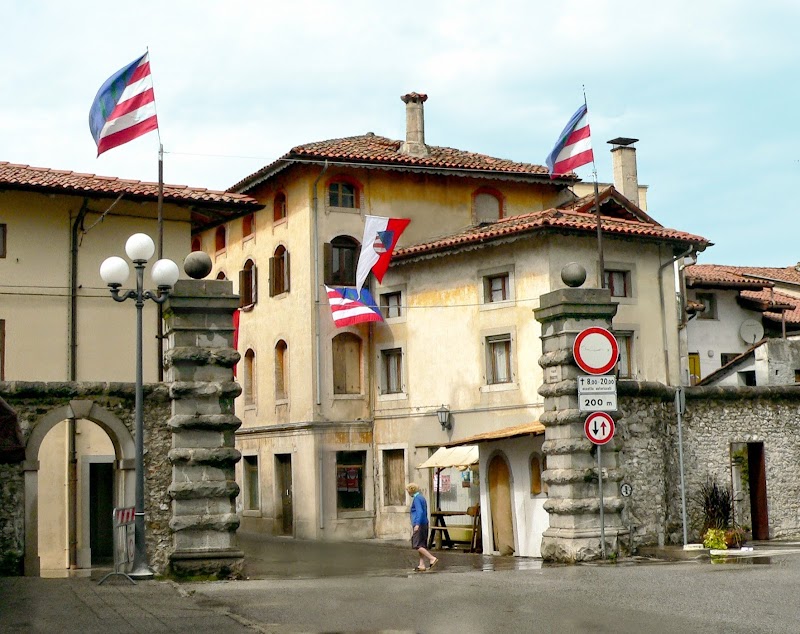 Aurora in Cividale del Friuli, Italy