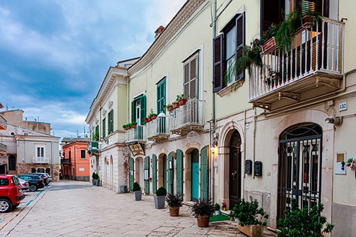 Corso Vittorio in Venosa, Italy