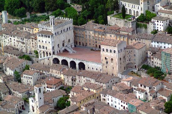 La Casa in Piazza in Gubbio, Italy