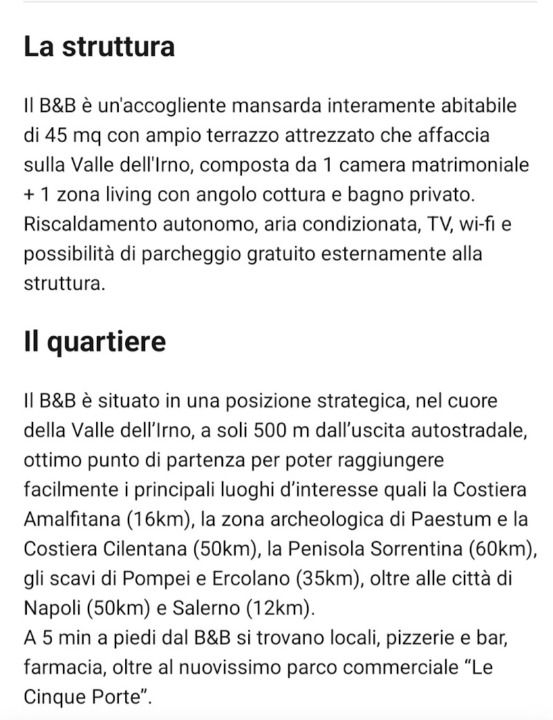 La Meta in Fisciano, Italy