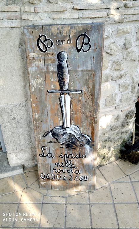 La Spada nella Roccia in Campagnano di Roma, Italy