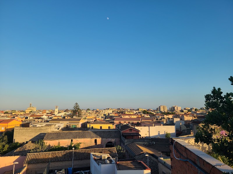 Milestone in Quartu Sant'Elena, Italy