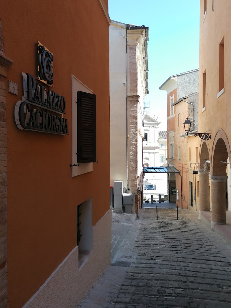 Palazzo Caciorgna in San Severino Marche, Italy